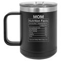 Mom Nutrition 15 oz Mug | Black